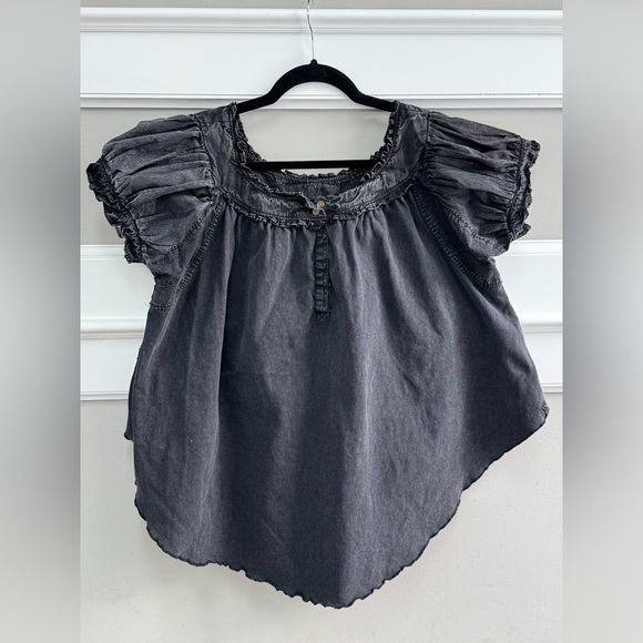 NWT We the Free Muse Tunic - Washed Black Color - Picture 4 of 7